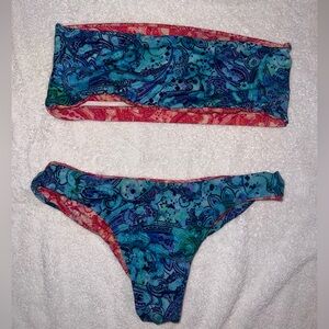 Colorful Paisley Bikini Set